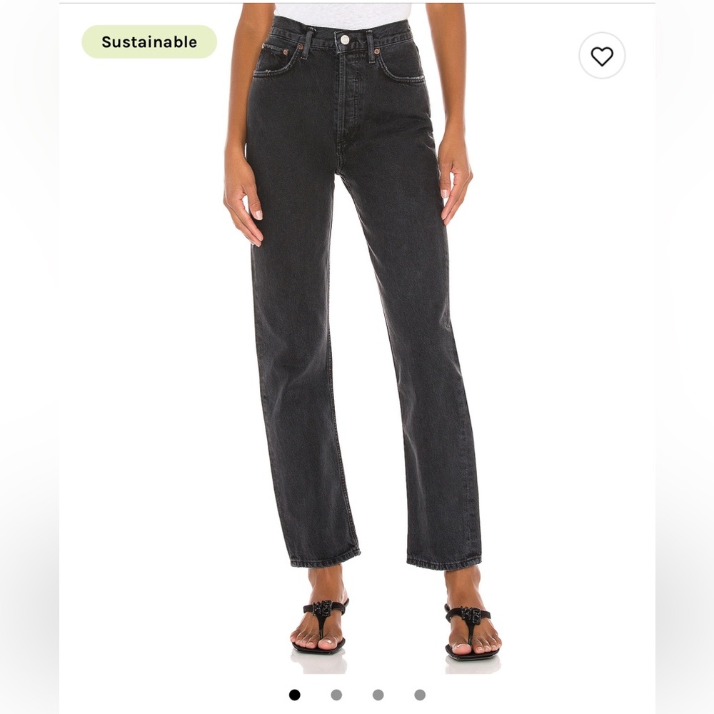 AGOLDE 90s Jeans fadded black